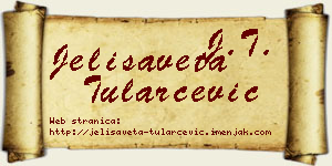 Jelisaveta Tularčević vizit kartica